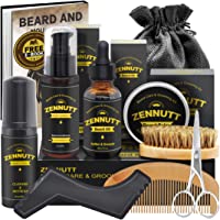 Los mejores  - Kit Cuidado Barba con Gratis Champu Barba-Peine Barba-Cepillo Barba-Aceite Barba-Balsamo Barba-Tijeras Barba-Bolsa de…